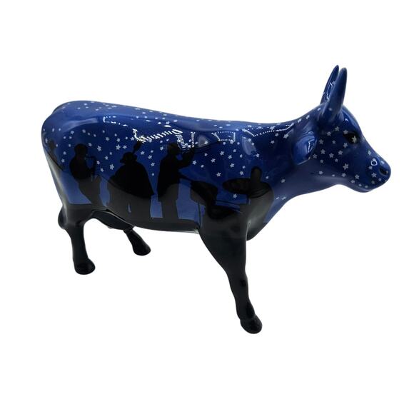 Cow‎ Parade 2001 Westland Giftware Porcelain "Jazzy Cow" No. 9185 - Picture 1 of 11